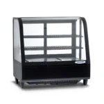 Vitrina Pastelera Sobremesa 100 Lts Negra - Bozzo 3