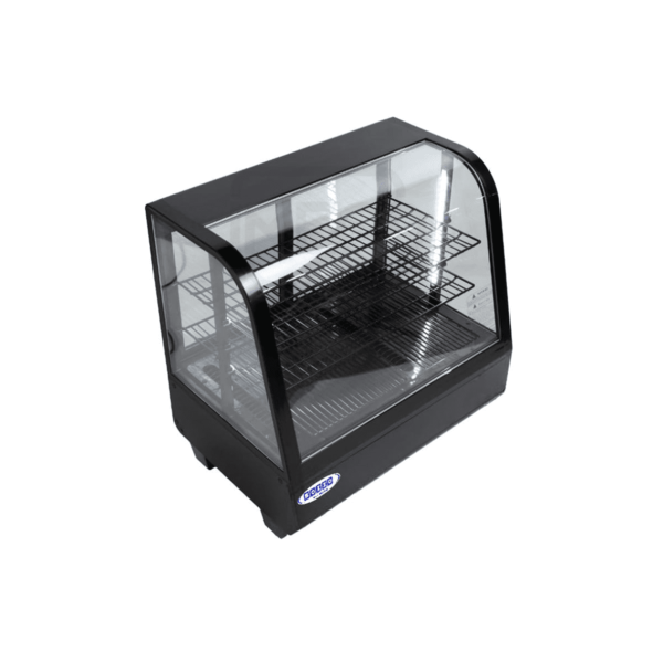 Vitrina Pastelera Sobremesa 100 Lts Negra - Bozzo 8