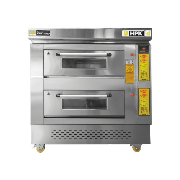 Horno de Piso a Gas Digital GLP 2 Camaras 40X60 cm Amarillo - Kitchenette 2