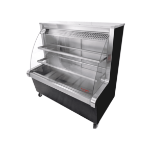 Meson Refrigerado Curvo 1,2mt Negro sin Bodega - Cousiño 1