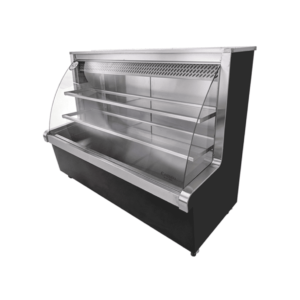 Meson Refrigerado Curvo 1,5mt Negro sin Bodega - Cousiño 1