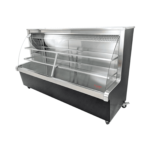 Meson Refrigerado Curvo 2mt Negro sin Bodega - Cousiño 1