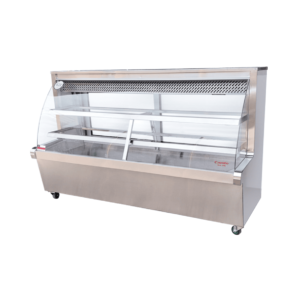 Meson Refrigerado Curvo 2mt Termopanel sin Bodega - Cousiño 1