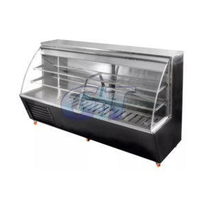 Meson Refrigerado Curvo con Bodega 2 mt - GyT 1