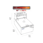 Freidora Electrica Sobremesa 1 Dep 6 Lts - Bozzo 4