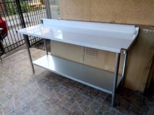 Meson De Trabajo Mural 180x60x85 cm - Bozzo5