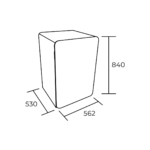 Minibar-Retro-116-Lts-Blanco 3