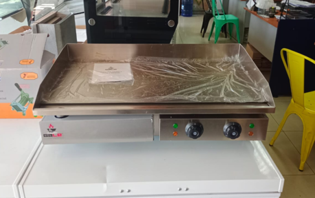 Plancha Churrasquera Electrica Sobremesa Lisa 73X50X23Cm - Bozzo 5