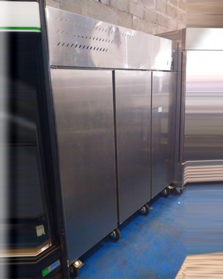 Refrigerador Industrial Dual 3 Puertas Acero Frio Estático - Bozzo 3