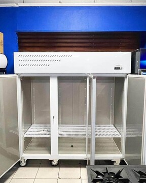 Refrigerador Industrial Dual 3 Puertas Acero Frio Estático - Bozzo 4