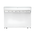 Saladette 3 Puertas Cúpula de Vidrio Cubierta de Mármol 7 Depósitos 140 Cm - Bozzo 3