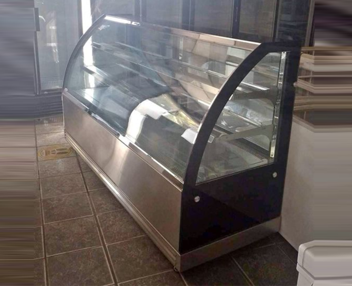 Vitrina Pastelera Curva 2 metros - Bozzo 4