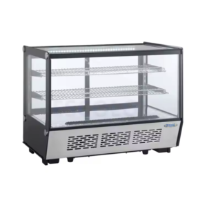 Vitrina Pastelera Sobremesa 160 Lts Negra - Bozzo 2