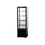 Vitrina Pastelera Vertical 235 Lts Negra- Bozzo 1