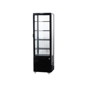 Vitrina Pastelera Vertical 235 Lts Negra- Bozzo 1