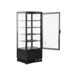 Vitrina Pastelera Vertical Sobremesa 98 Lts Negra - Bozzo 3