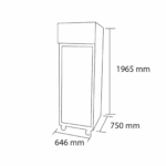 Refrigerador-Industrial-1-Puerta-de-Vidrio-500-Litros-Maigas 4