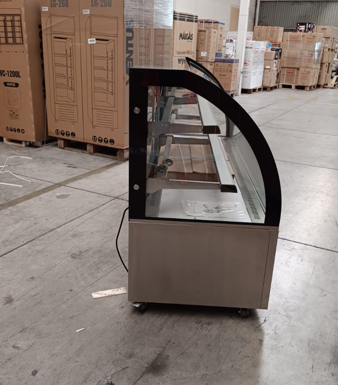 Vitrina Pastelera Curva 2 mts - Maigas 4