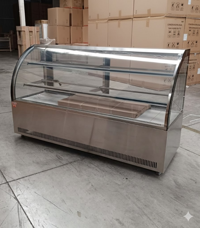 Vitrina Pastelera Curva 2 mts - Maigas 5