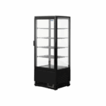Vitrina Pastelera Vertical Sobremesa 98 Lts Negra - Bozzo 1
