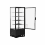 Vitrina Pastelera Vertical Sobremesa 98 Lts Negra - Bozzo 3