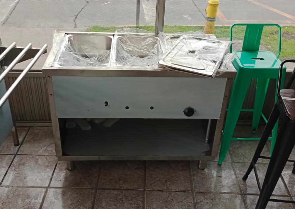 Baño María Modular 3 Dep A Gas Licuado - Maigas 6