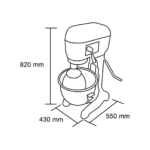 Batidora Pastelera 20 Lts - Sinmag 9