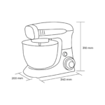 Batidora Pastelera 4 Lts Lorenzza Roja - Maigas 9