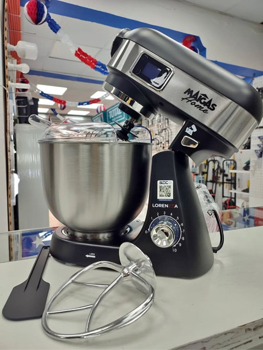 Batidora Pastelera 5 Lts Lorenzza Negra (Techo Redondo) - Maigas 5