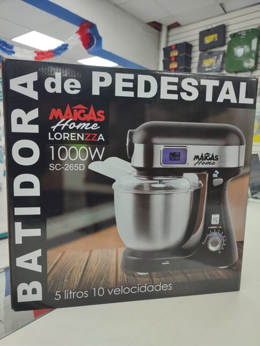 Batidora Pastelera 5 Lts Lorenzza Negra (Techo Redondo) - Maigas 6