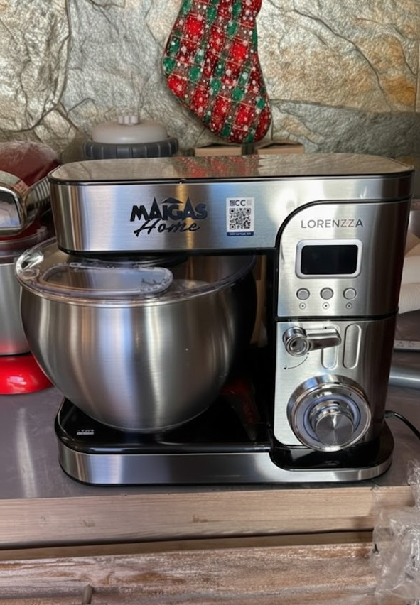 Batidora Pastelera 7 Lts Lorenzza Gris (Techo Plano) - Maigas 6