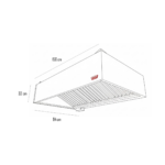Campana Mural con Filtro 150x94x32cm - Maigas 3