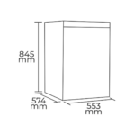 Frigobar 113 Lts Gris - Maigas 8