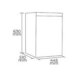 Frigobar 67 Lts Gris - Maigas 4