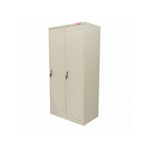 Locker 2 Cuerpos 2 Puertas con Repisas, Espejo y Barra Colgadora - Maigas 1