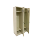 Locker 2 Cuerpos 2 Puertas con Repisas, Espejo y Barra Colgadora - Maigas 3