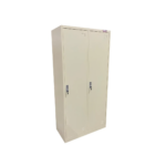 Locker 2 Cuerpos 2 Puertas con Repisas, Espejo y Barra Colgadora - Maigas 4