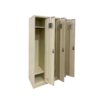 Locker 3 Cuerpos 3 Puertas con Repisas, Espejo y Barra Colgadora - Maigas 4