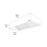 Campana Mural con Filtro 200x94x32cm - Maigas 4