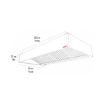 Campana Mural con Filtro 250x94x32cm - Maigas 4