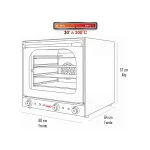 Horno Convector Electrico 4 Bandejas Con Humf. - Maigas 14
