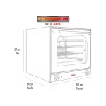 Horno Convector Electrico 4 Bandejas Sin Humf. - Maigas 10