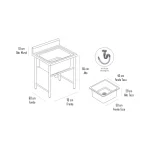 Lavafondo 1 Dep SSec 70x60x85 cm - Maigas 3