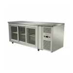 Meson Refrigerado de Trabajo 3 Ptas Vidrio Corrediizas 180cm Frio Forzado - Maigas 1