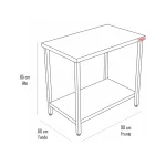 Meson de Trabajo Central 90x60x85cm - Maigas 3