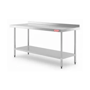 Meson de Trabajo Mural 140x60x85cm 100% Acero Inox - Maigas 1