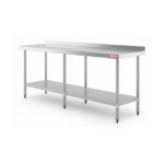 Meson de Trabajo Mural 190x60x85cm 100% Acero Inox - Maigas 1