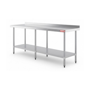 Meson de Trabajo Mural 190x60x85cm 100% Acero Inox - Maigas 1