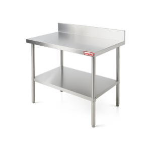 Meson de Trabajo Mural 90x60x85cm 100% Acero Inox - Maigas 1