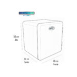 Minibar Retro 47 Lts - Maigas Medidas y Temperatura